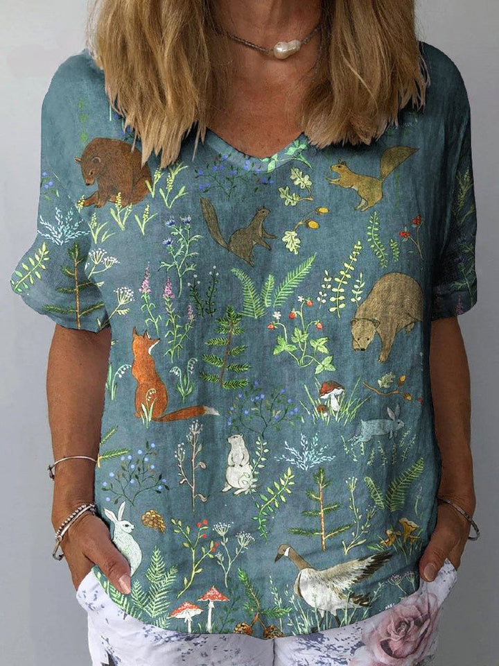 Hazel | Retro Whisper Blouse