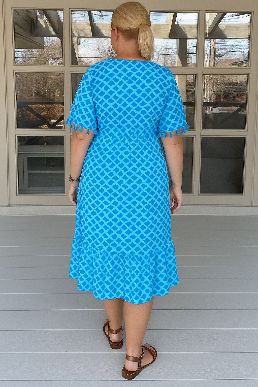 The Nada | V-Neck Tummy Covering Dress