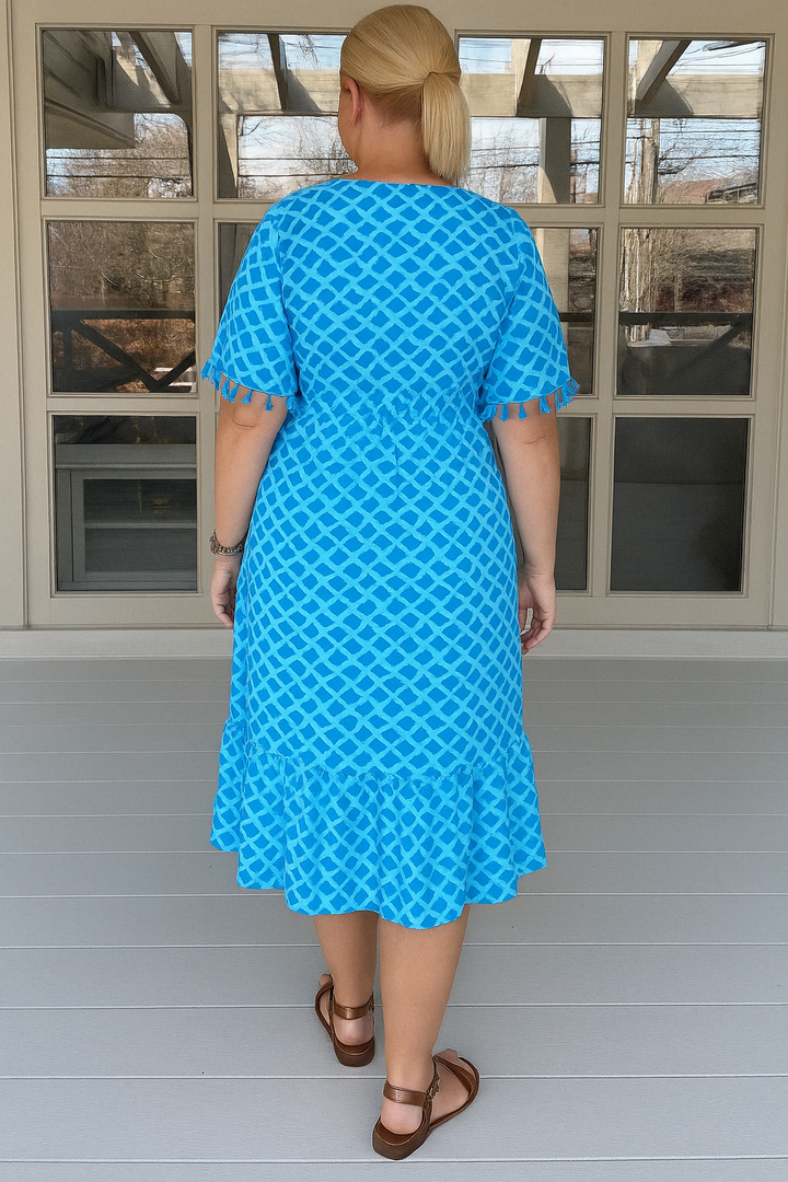 The Nada | V-Neck Tummy Covering Dress