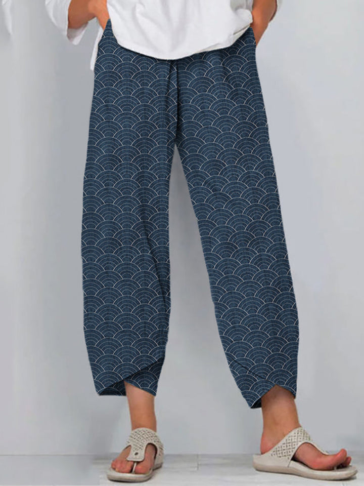 Olivia | Seigaiha Serenity Pants