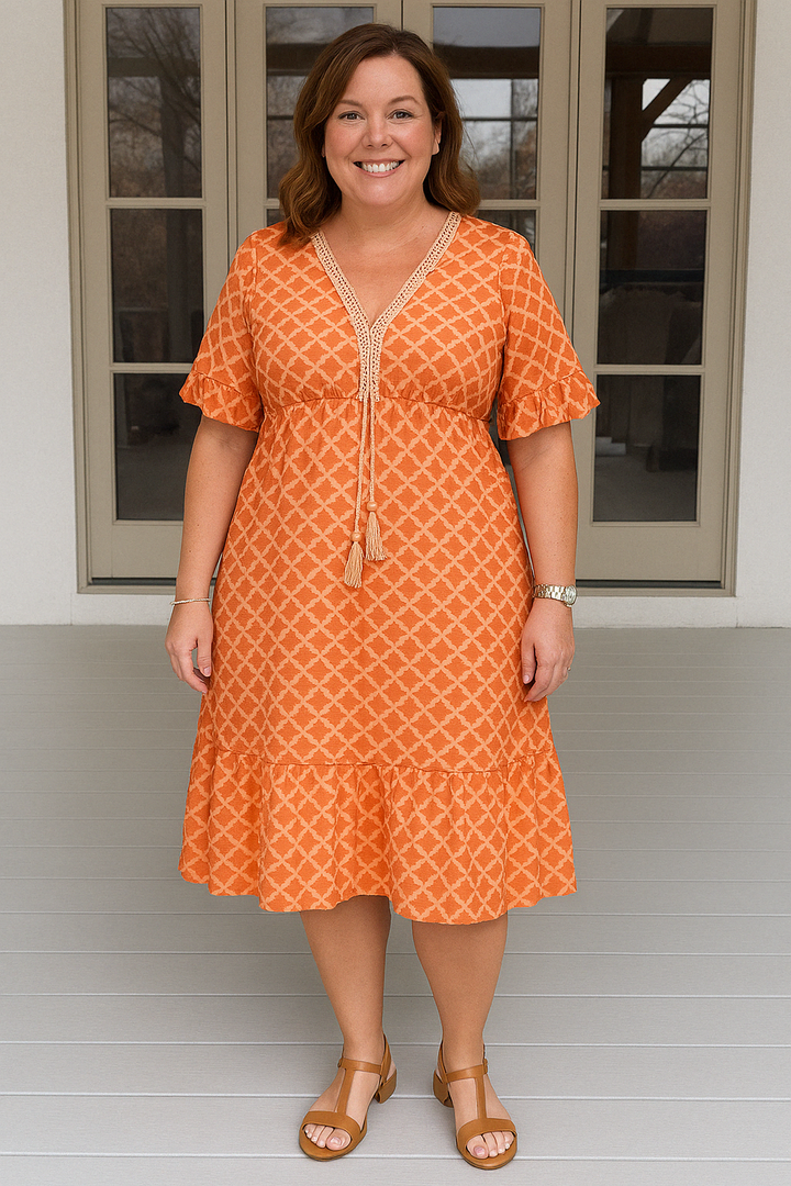 The Nada | V-Neck Tummy Covering Dress