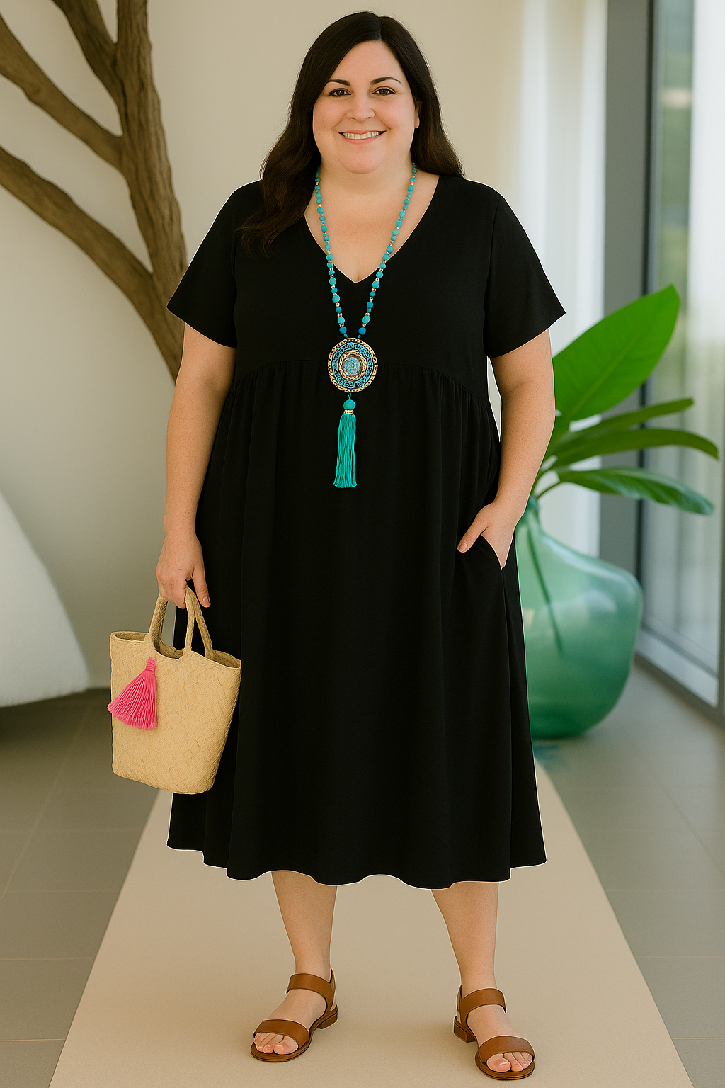 The Mila Tummy Covering Dress
