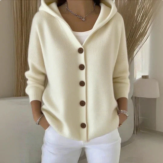 Sophia | Plain Retro Cardigan