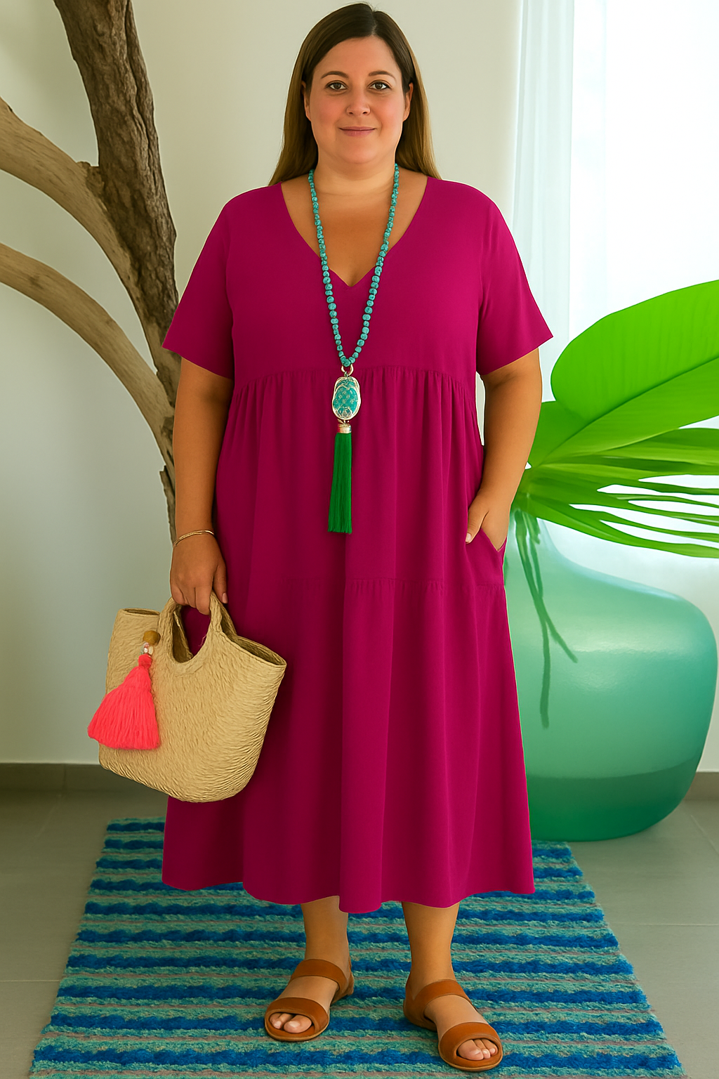 The Mila Tummy Covering Dress