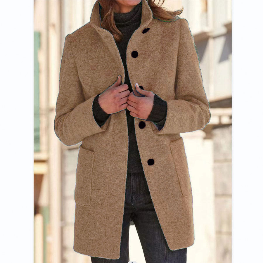 Amelia | Classic Button Coat