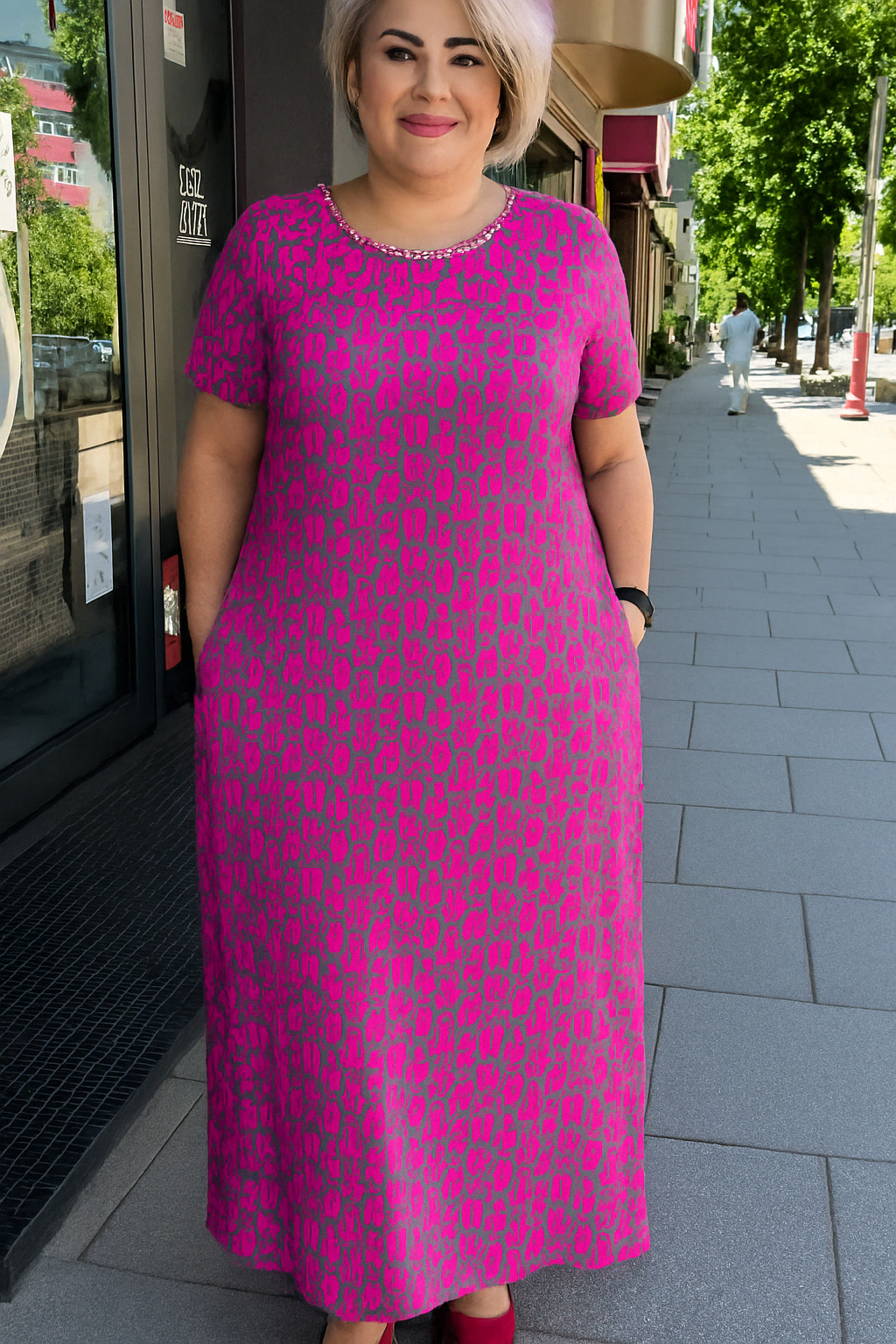 The Zia | Elegant Tummy Coverage Dress